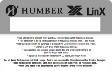 humber admission-card